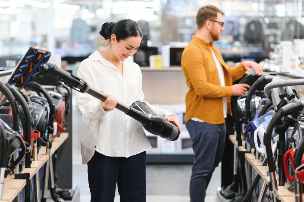 aspirateur en magasin